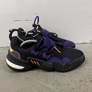 adidas Men's Trae Young 1 Black Team College Purple 2022 Size 9.5 Sneakers